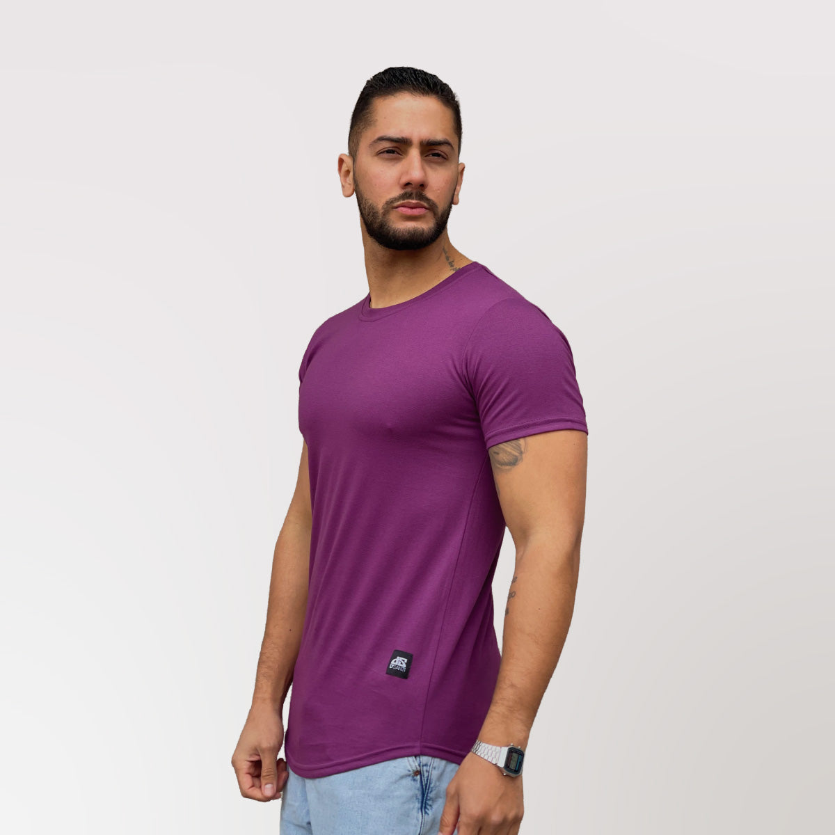 Polera Long Fit Malva