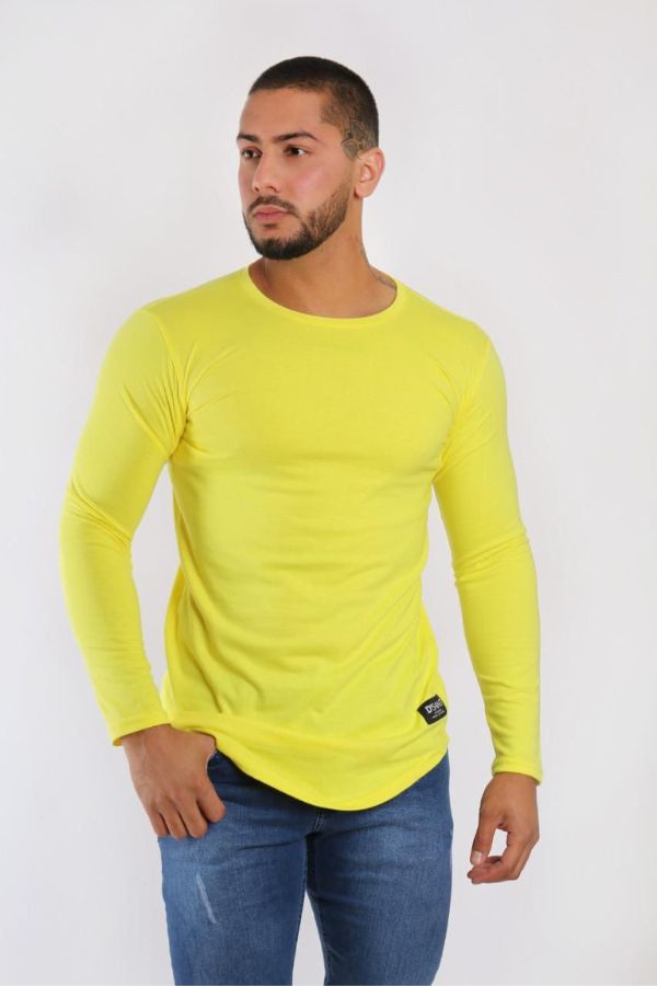 Polera Long fit ML Amarilla Dsanti