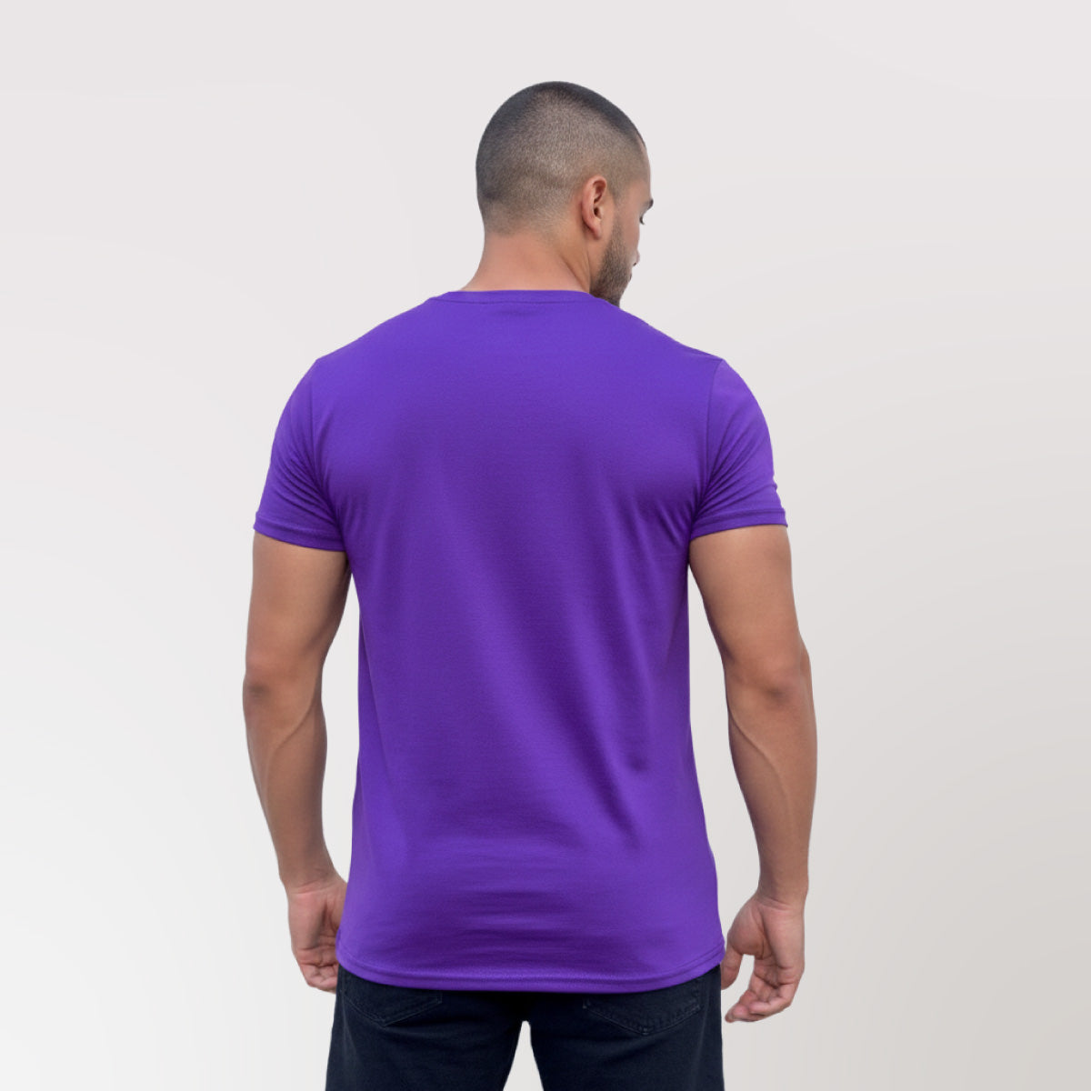 Polera Long fit 096 Morado Dsanti