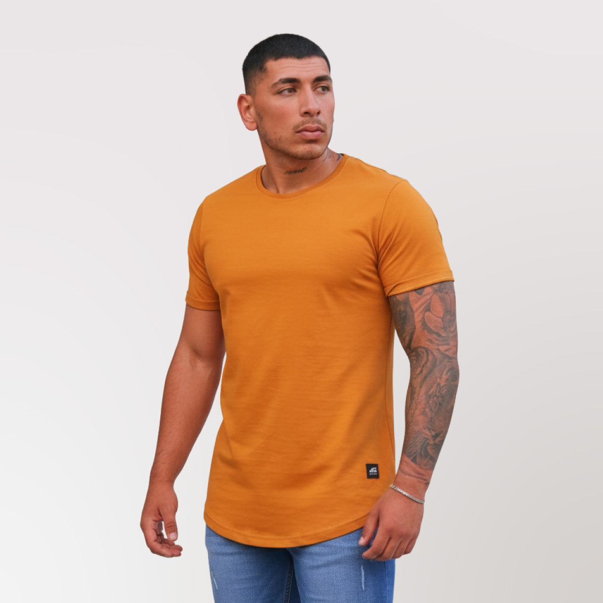 Polera Long Fit 096 Mostaza DSanti