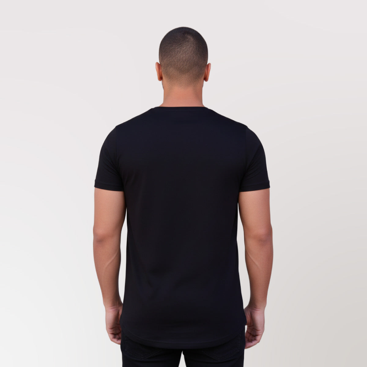 Polera Long Fit Break The Rules Negra Dsanti