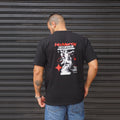 POLERA OVERSIZE NO MERCY NEGRA DSANTI 100 ALGODÓN 400 GRAMOS - VISTA PRINCIPAL