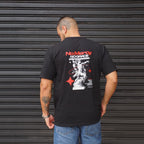 POLERA OVERSIZE NO MERCY NEGRA DSANTI 100 ALGODÓN 400 GRAMOS - VISTA PRINCIPAL