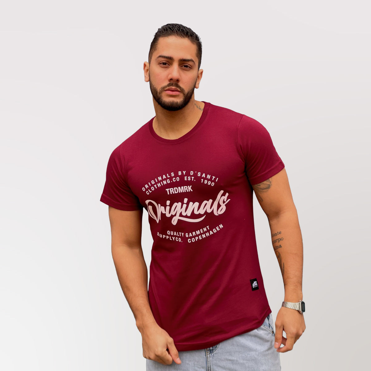 Polera Long fit Original Burdeo
