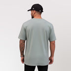 Polera oversize verde jade Dsanti vista posterior