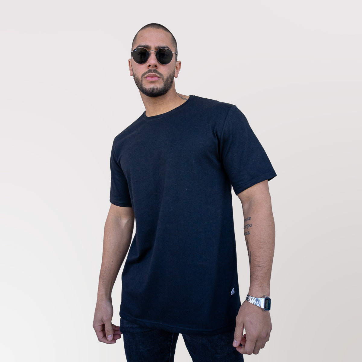 Polera Oversize Negra DSanti