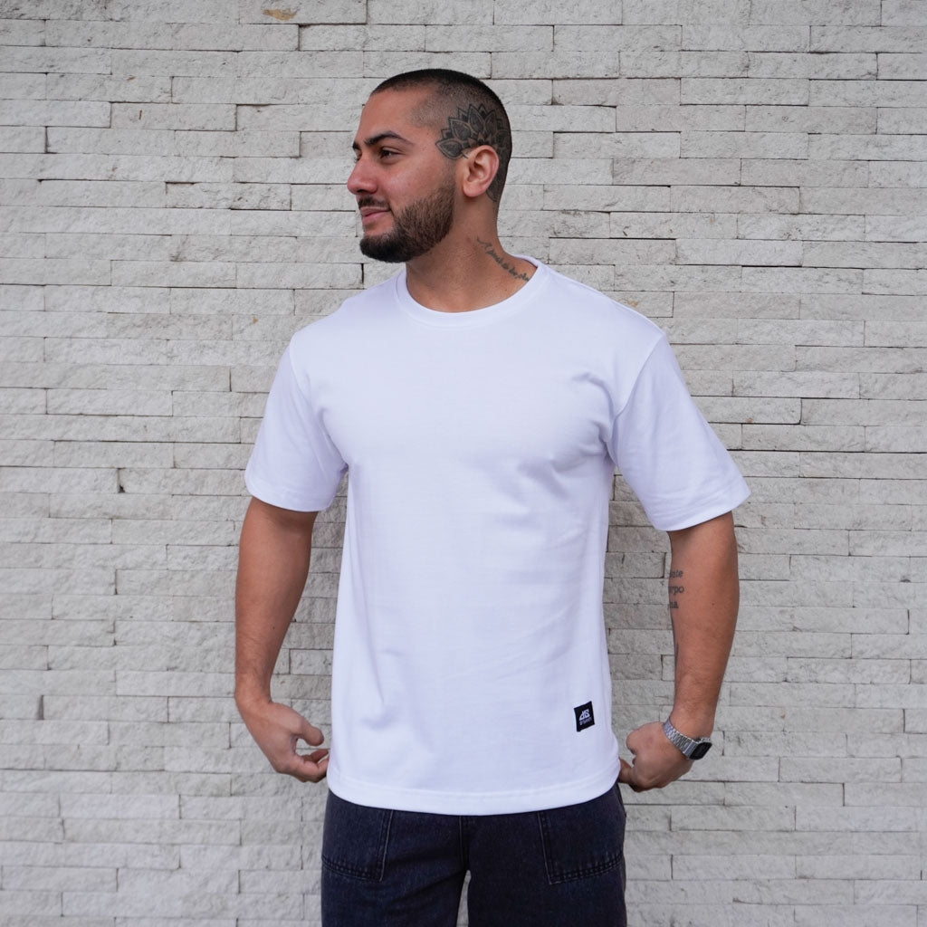 POLERA OVERSIZE HEAVYWEIGHT BLANCA- VISTA FRONTAL 1