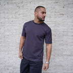 POLERA OVERSIZE HEAVYWEIGHT GRIS GRAFITO - VISTA FRONTAL 2