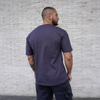 POLERA OVERSIZE HEAVYWEIGHT GRIS GRAFITO - VISTA ESPALDA