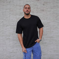 POLERA OVERSIZE HEAVYWEIGHT NEGRA - VISTA PRINCIPAL