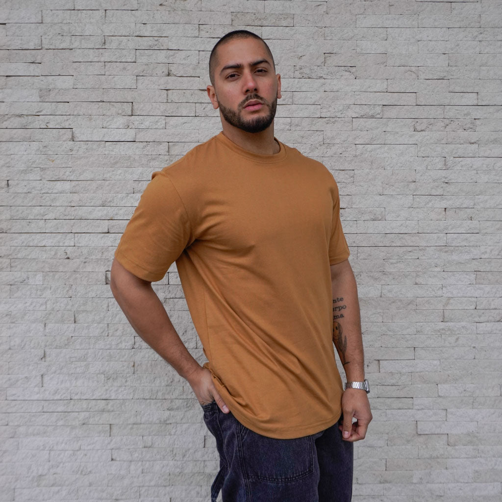 POLERA OVERSIZE TOFFEE HOMBRE ALGODÓN - VISTA PRINCIPAL