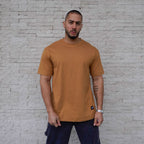 POLERA OVERSIZE TOFFEE HOMBRE ALGODÓN - VISTA FRONTAL 4
