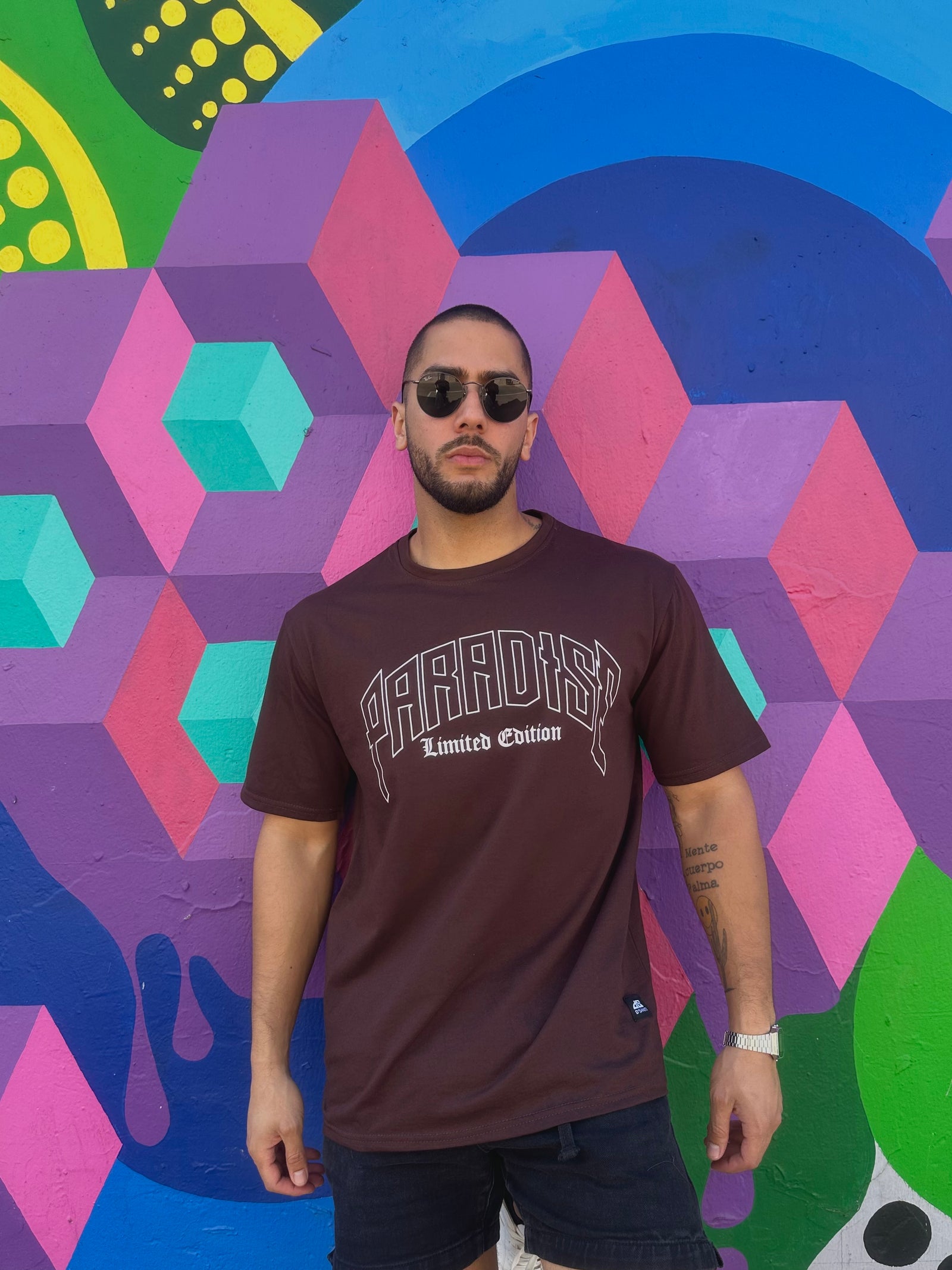 Polera Oversize Paradise Marron