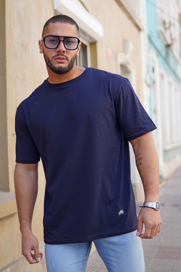 Polera Oversize Azul Dsanti