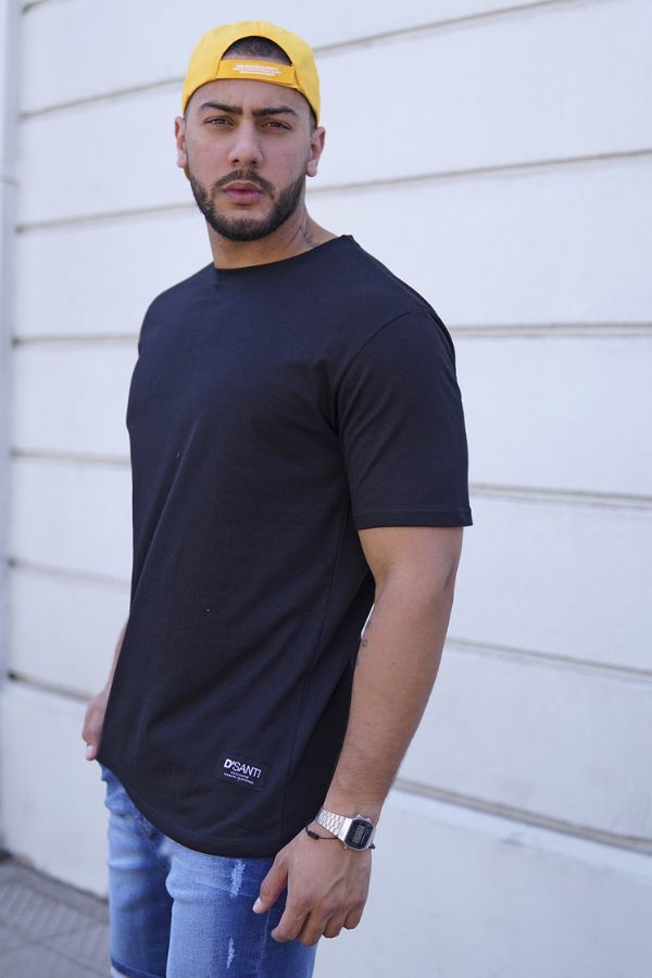 Polera oversize Negra Dsanti