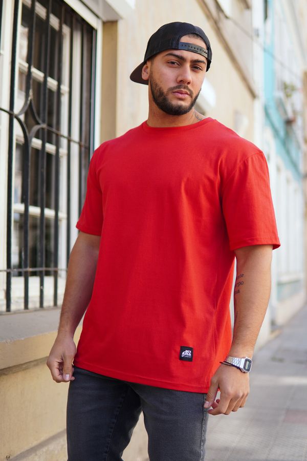 Polera oversize Roja Dsanti