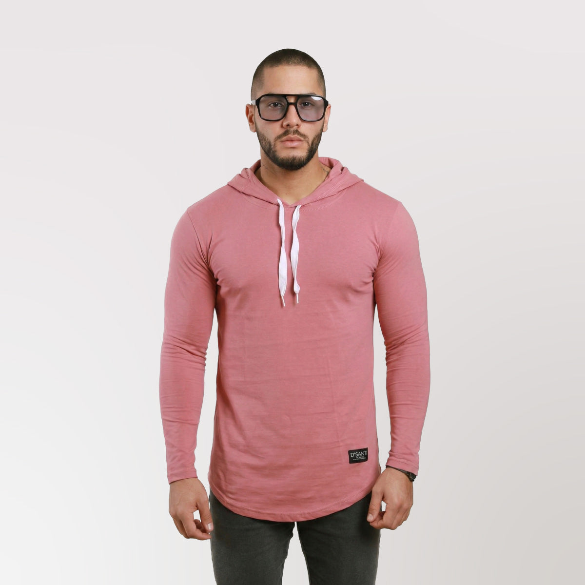 Polera Long fit MLG Palo rosa Dsanti