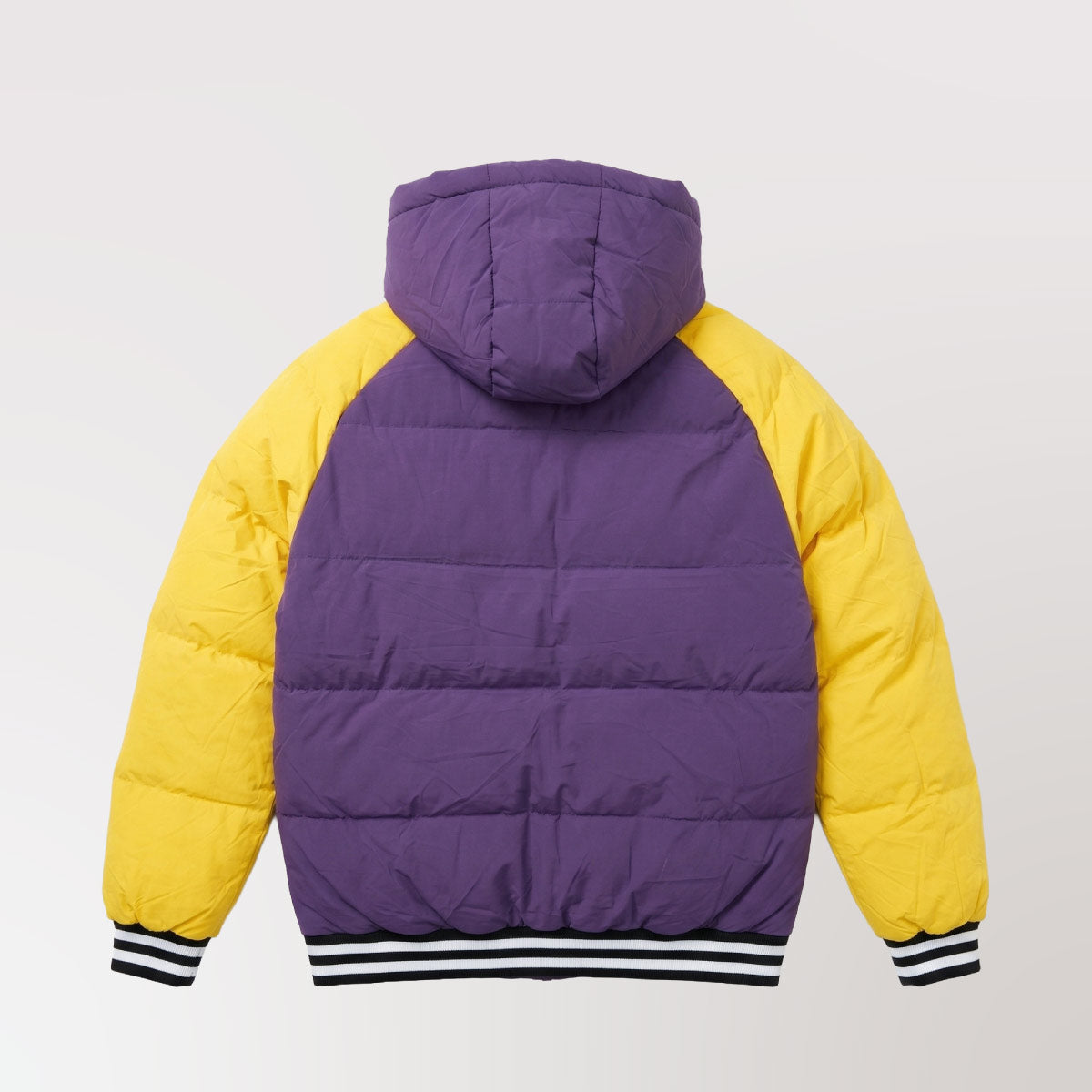 Puffer Jacket Lakers Amarillo Morado