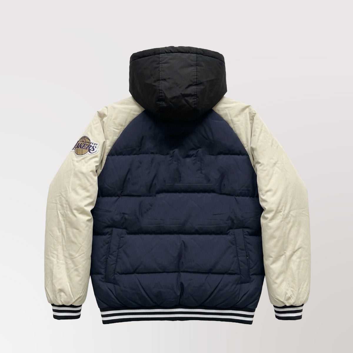 Puffer Jacket Lakers Azul Beige