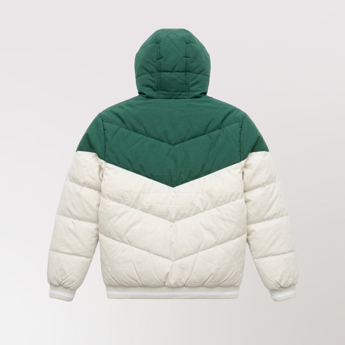 Puffer Jacket Verde Beige