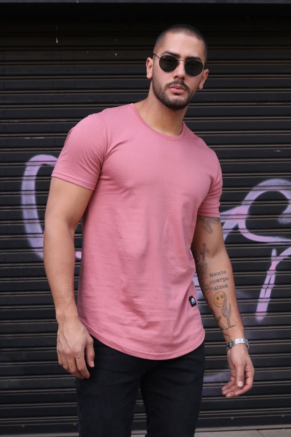 Polera Long Fit Clasic 096 Palo rosa Dsanti