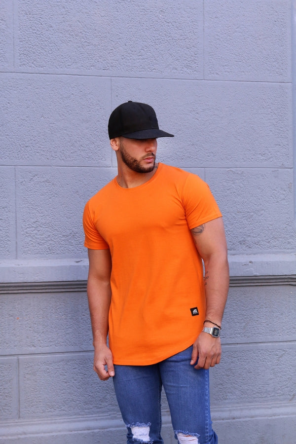 Polera Long fit 096 Naranja Dsanti