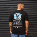 POLERA OVERSIZE BLESSED NEGRA HOMBRE ALGODÓN - VISTA PRINCIPAL