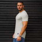 POLERA LONG FIT HIELO HOMBRE ALGODÓN - VISTA FRONTAL 2