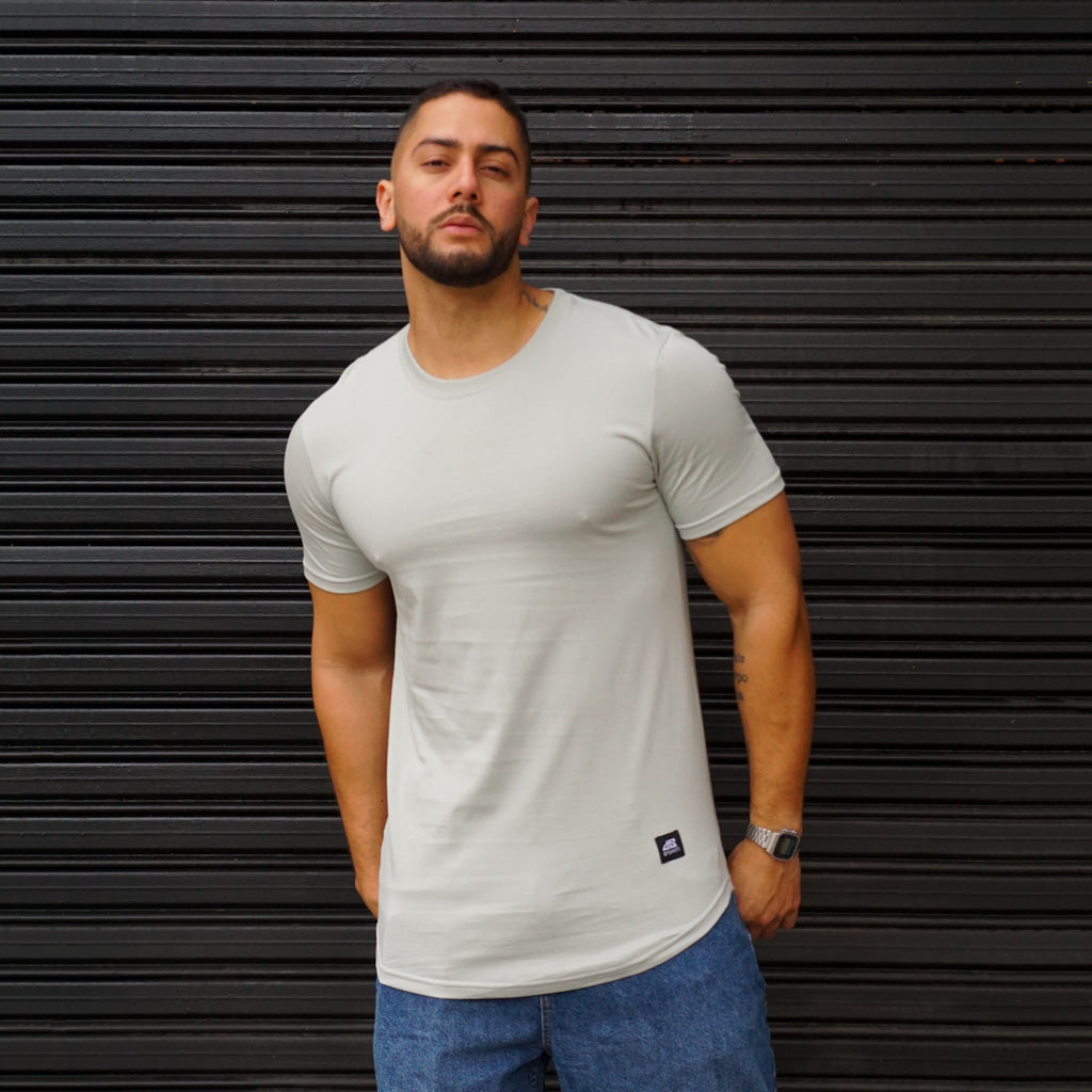 POLERA LONG FIT HIELO HOMBRE ALGODÓN - VISTA PRINCIPAL