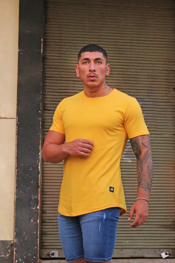 Polera longfit 096	Amarillo Beer Dsanti
