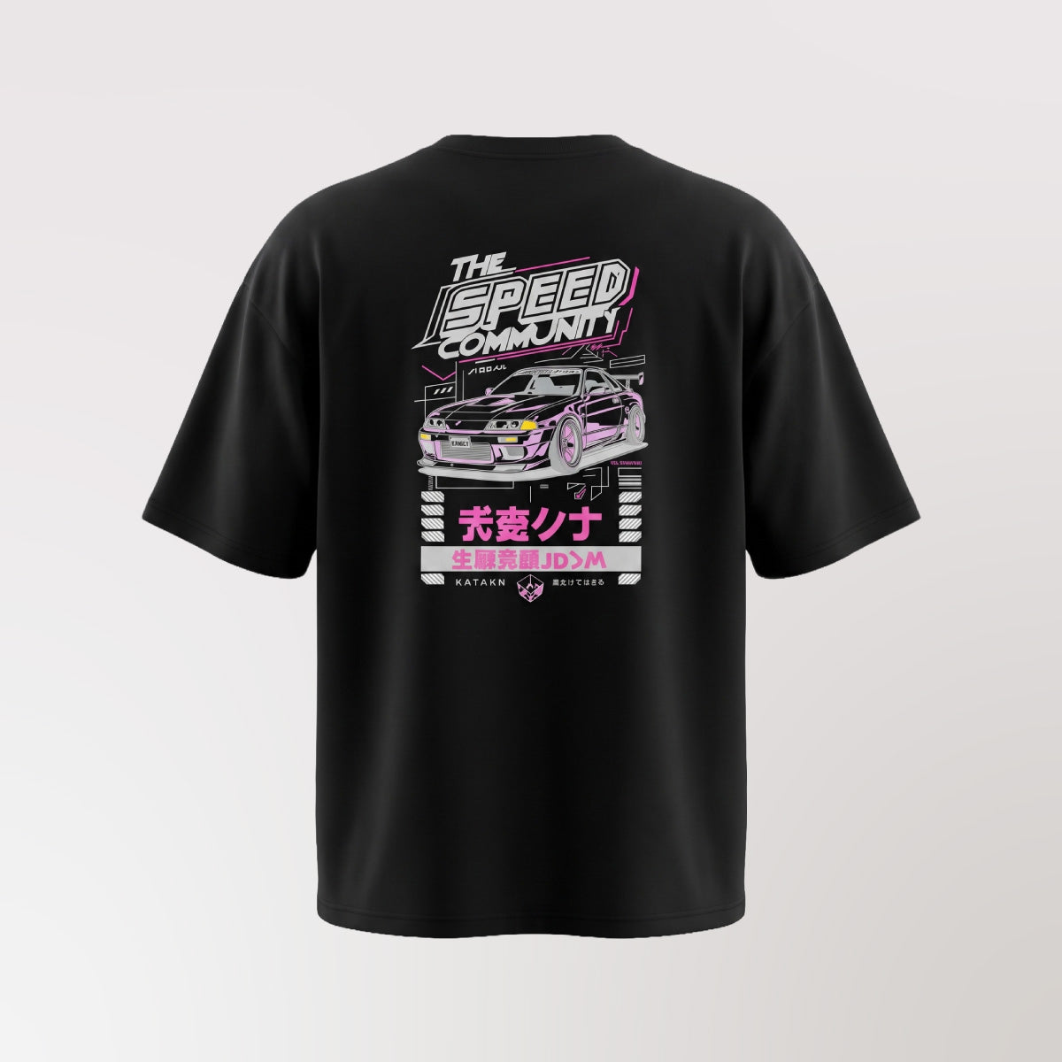 Polera Oversize Dsanti Speed Negra