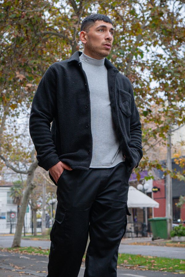 Sobrecamisa Negra Dsanti