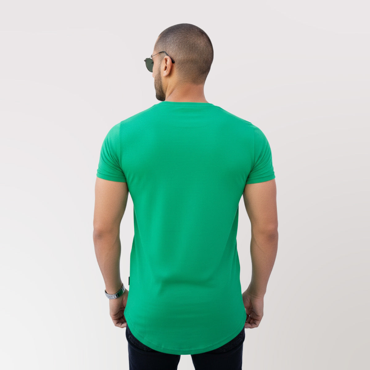 Polera Long fit 096 Verde Dsanti