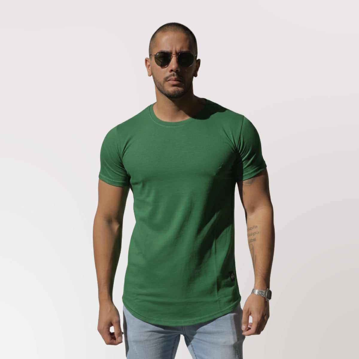 Polera Long fit 096 Verde Lac