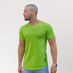Polera Long Fit Verde Limón
