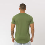 Polera Long Fit Verde Musgo