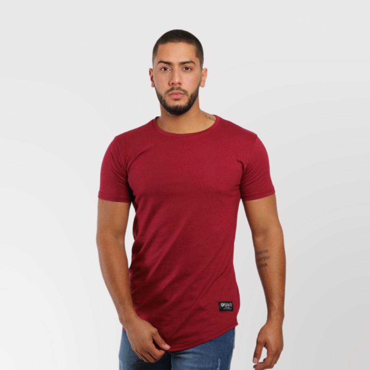 Polera Long fit 096 Burdeo Dsanti