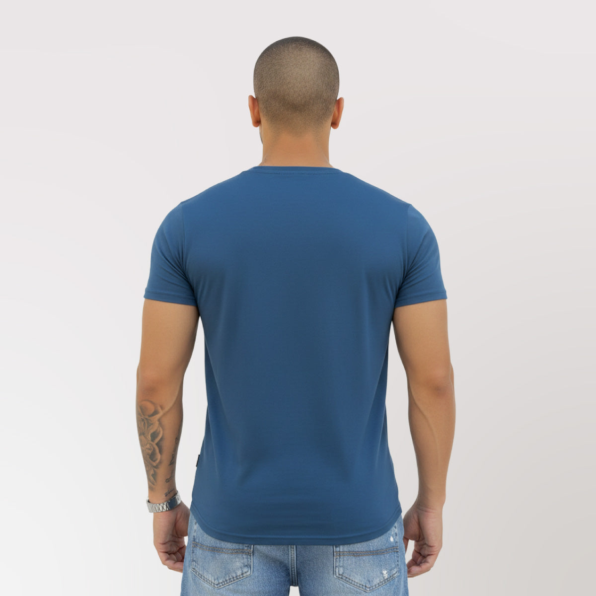 Polera Long fit Original Azul Petroleo