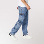 jeans loose fit dsanti - vista lateral