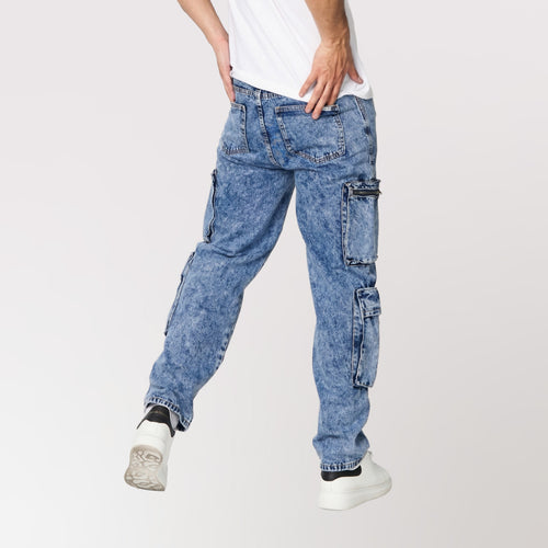 jeans loose fit dsanti - vista trasera