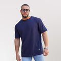 Polera oversize azul Francia Dsanti para hombre