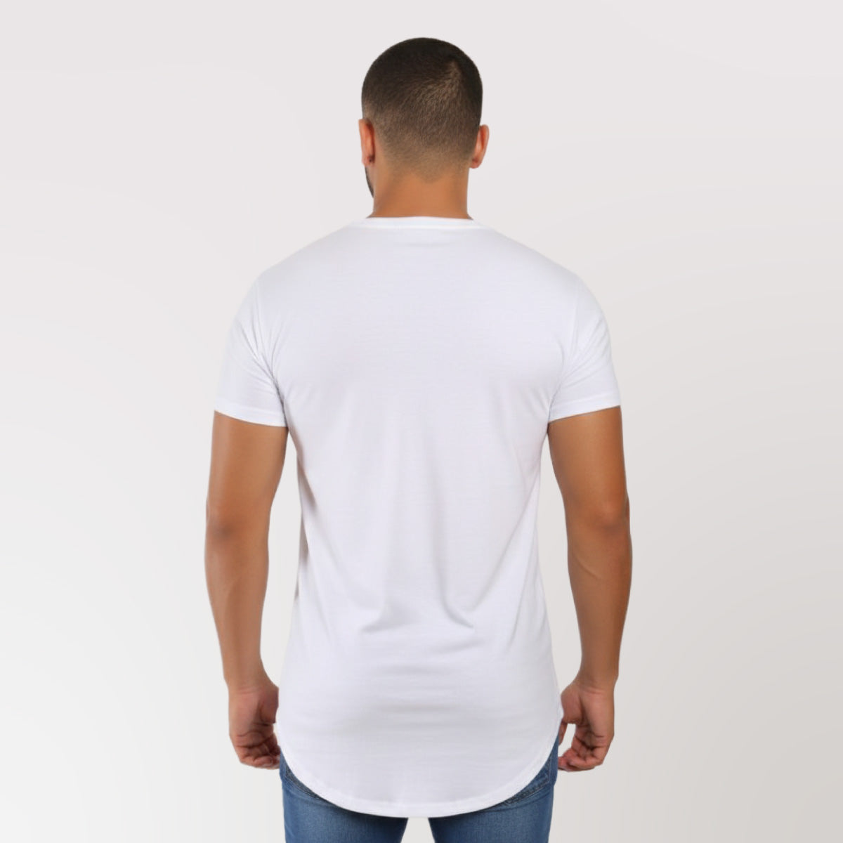 Polera Long fit 096 Blanca Dsanti