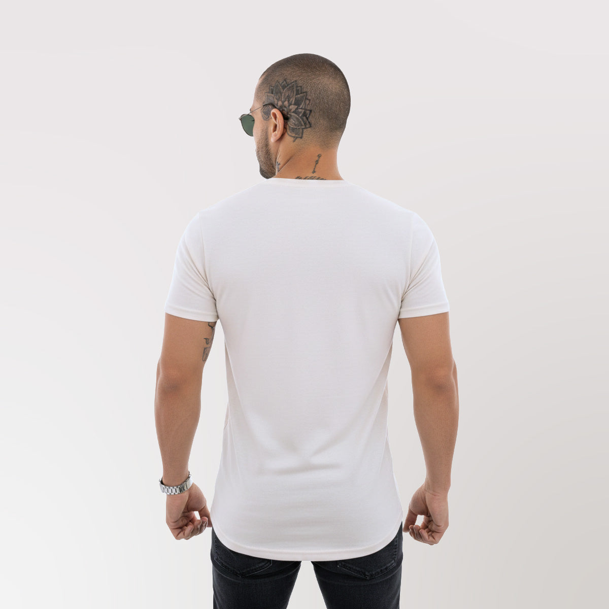 Polera Long fit 096 Hueso Dsanti