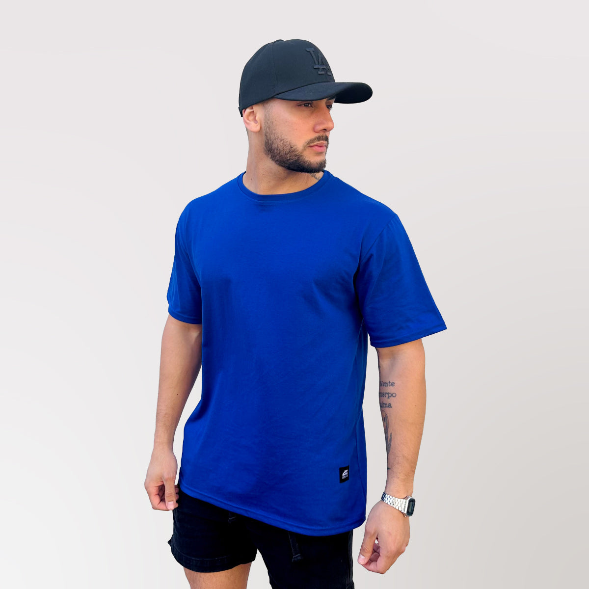 Polera Oversize Azul Rey DSanti