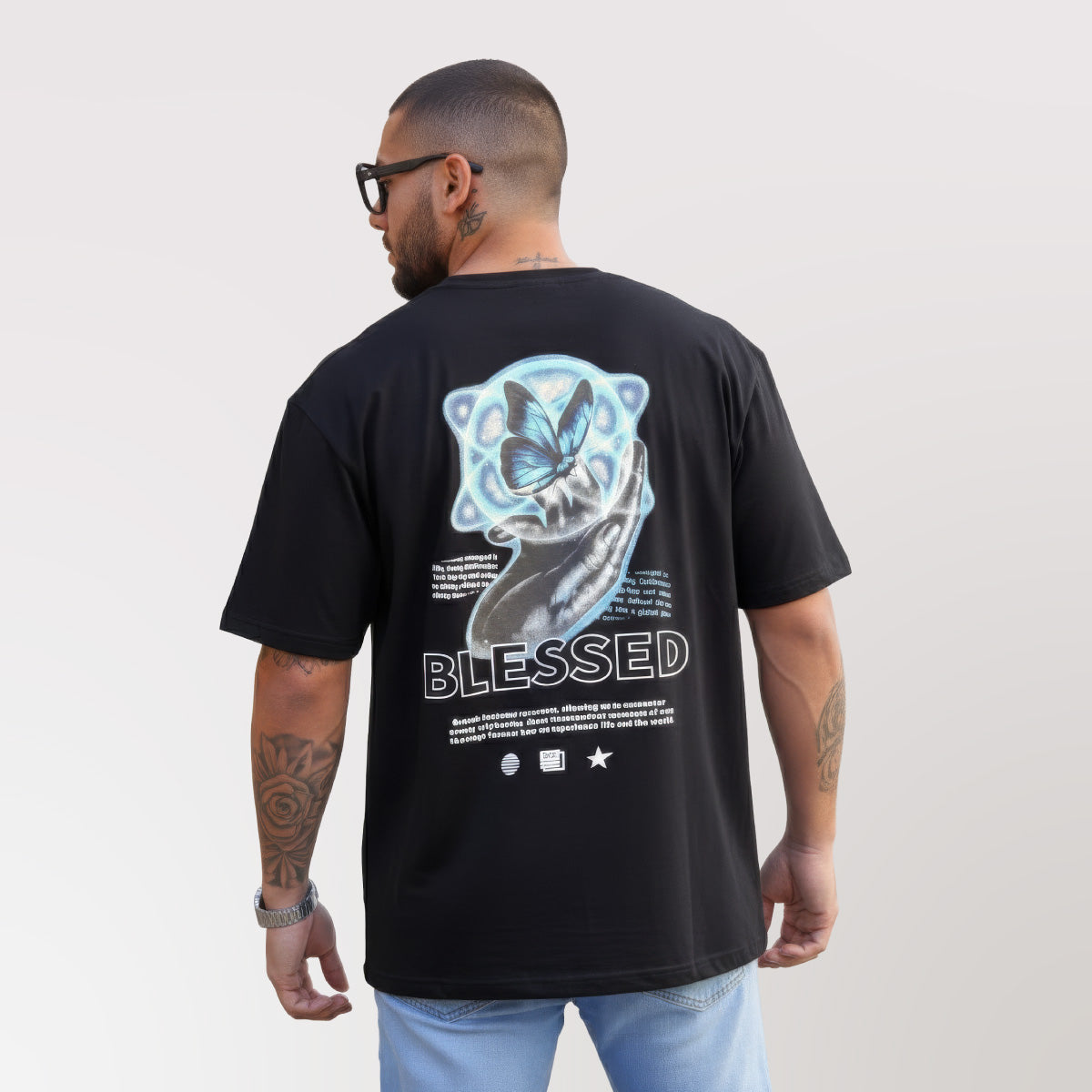 Polera Oversize Dsanti Blessed Negra