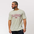 polera oversize blessed beige algodón hombre - vista frontal