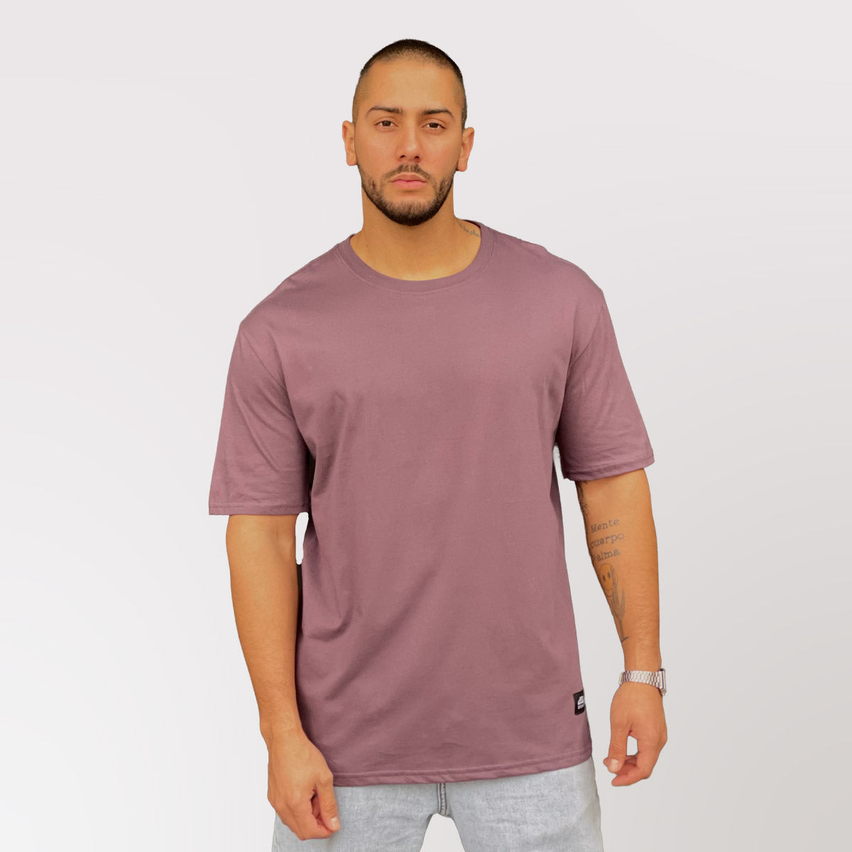 Polera Oversize Morado Lirio