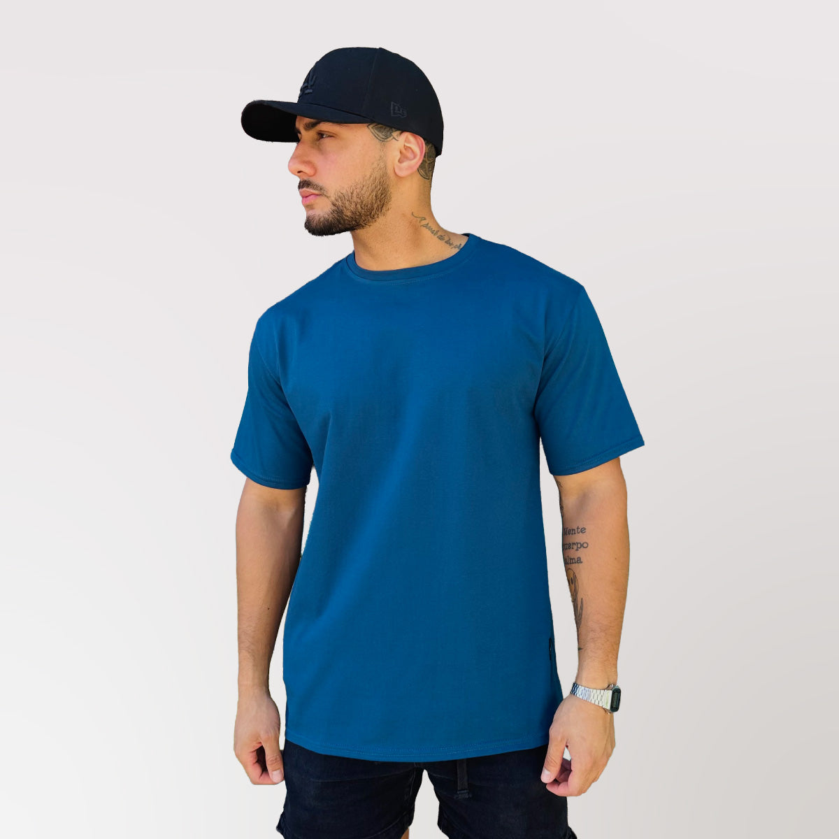 Polera Oversize Azul Petroleo DSanti