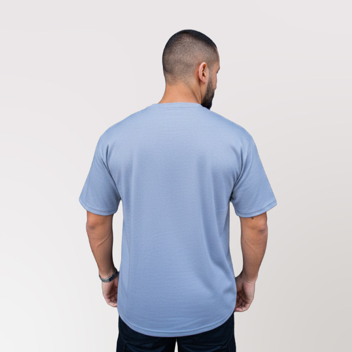 Polera Oversize Gris Plata Dsanti