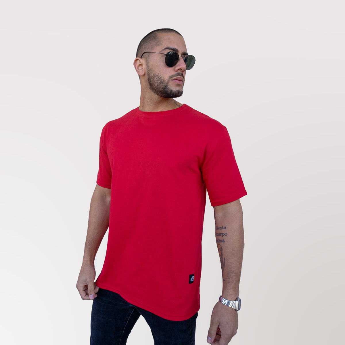 Polera Oversize Roja Dsanti